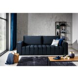 ELTAP Temno modra žametna raztegljiva/s prostorom za shranjevanje sedežna garnitura 247 cm Lazaro – | Shoptok.si