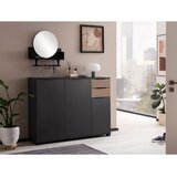 MID.YOU Omara Za Čevlje Alexa, Črna, Barva Hrasta | Shoptok.si