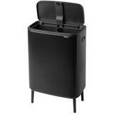 Brabantia Bo Touch Bin Hi 2 x 30 L - Matt Black Cene