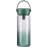 Zelena steklena steklenica za vodo 350 ml Fuori –