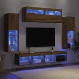  Set TV komoda Zidne 6 pcs hrast artisan Konstruirano drvo | shoptok.hr