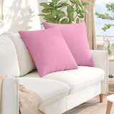 vidaXL jastučići za sofu 2 pcs ružičasta 80 x 80 cm tkanina | shoptok.hr