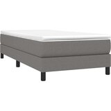  Box spring postelja z vzmetnico temno siva 100x200 cm blago, (20727282) | Shoptok.si