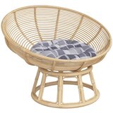  Okrugli jastuk sivog kariranog uzorka Ø 60 x 11 cm Oxford tkanina | shoptok.hr