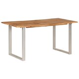 Furnova Jedilna miza 154x80x76 cm trden akacijev les, (21946572) | Shoptok.si