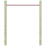  Prečka za prevrtanje 125 cm čelična crvena | Eponuda.com