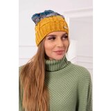  Cap with fleece Dolores K303 mustard+black+marine Cijene