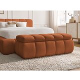 Bobochic Paris Oranžna klop iz tkanine bouclé – | Shoptok.si