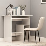  Radni stol visoki sjaj bijeli 80 x 45 x 74 cm od iverice | shoptok.hr
