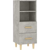  Komoda siva boja betona 34,5x34x90 cm od konstruiranog drva | shoptok.hr
