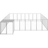  Kavez za pse srebrni 20,57 m² čelični | shoptok.hr