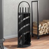  5-dijelni set alata za kamin 23 x 15 x 66 cm čelični Cijene