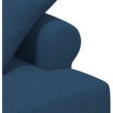  Ljubavni kauč s gumbima Plava 120 x 65 x 79 cm Tkanina | shoptok.hr