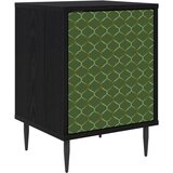  Noćni ormar GELEEN Crni hrast 36 x 33 x 51 cm Konstruirano drvo | shoptok.hr