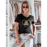 DStreet T-shirt damski z misiem TEDDYCAP czarny | shoptok.hr