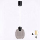 Brilagi LED luster na sajli R GLASS 1xE27/60W/230V Ø 14 cm crna/dimljeno-siva Cene