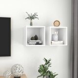 Zidni ormarići 2 kom bijeli 37 x 37 x 37 cm konstruirano drvo | shoptok.hr