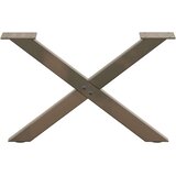  Noge kavne mize v obliki črke X 2 kosa 50x(30-31) cm jeklo, (22095341) | Shoptok.si