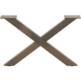 Noge za stolić X-oblika 2 kom prirodni čelik 50x(30-31)cm čelik | shoptok.hr