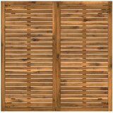  Stol za večeru u vrtu Prirodna i crna 110 x 108,5 x 75 cm | shoptok.hr