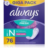 Always Daily Fresh Normal dnevni ulošci s mirisom 76 kom Cijene