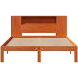 vidaXL Krevet s regalom za knjige bez madraca 120 x 200 cm od borovine | shoptok.hr