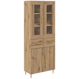  Highboard 2 kom. Umjetnički hrast 69,5 x 34 x 180 cm | shoptok.hr