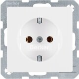 Berker SCHUKO vtičnica polarno bela žametna 47436089, (20859642) Cene