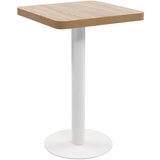 vidaXL Bistro stol svjetlosmeđi 50 x 50 cm MDF Cijene