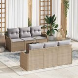  Sjedeća garnitura za vrt Bež 55 x 55 x 37 cm poliratan | shoptok.hr