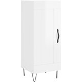  Komoda sjajna bijela 34,5 x 34 x 90 cm od konstruiranog drva | shoptok.hr