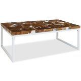 In Klubska mizica iz tikovine in smole 110x60x40 cm | Shoptok.si