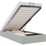 vidaXL Okvir za krevet bez madraca svjetlosivi 90x190 cm baršunasti | shoptok.hr