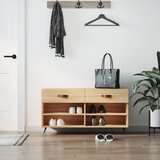  Klupa za cipele boja hrasta 102 x 35 x 55 cm konstruirano drvo | Eponuda.com