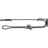 Trixie nastavljiv pasji povodec Soft Rope, črna/siva | Shoptok.si