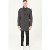 Dewberry PLT8386 MEN'S COAT-DIAGONAL BLACK-ANTHRACITE Cijene