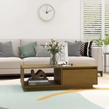  Stolić za kavu boja meda 110 x 50 x 33,5 cm od masivne borovine | shoptok.hr