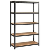 Songmics regal 60 x 120 x 200 cm, rjavo-crna, GLR060B01 Cene