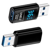 INF USB 3.2 A Moški na A Ženski Adapter s Prikazovalnikom - Črna (2 kosa), (5000291456) | Shoptok.si
