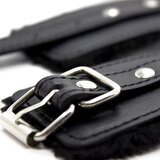 LateToBed BDSM Line Okovi Black Padded Interior | Shoptok.si
