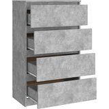  Komoda betonsko siva 60x35x98,5 cm konstruiran les, (20621232) | Shoptok.si