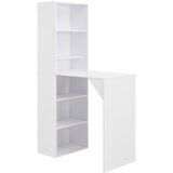  The Living Store Barska miza z omarico bela 115x59x200 cm - Barska Miza, (21440468) Cene