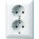 Jung SCHUKO vtičnica aws 16A 250V 2-kanalni AS 5020 U WW, (20859484) Cene