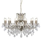 Searchlight Paris Lestenec z 12 lučmi, antična medeninasta obdelava, E14, (22101268) Cene