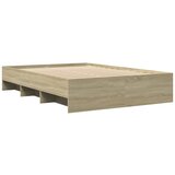  Okvir kreveta bez madraca boja hrasta sonome 140x190 cm drveni | Eponuda.com