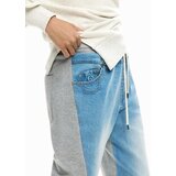 Desigual Hlače moder denim / pegasto siva | Shoptok.si