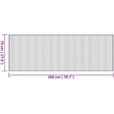  Tepih pravokutni prirodni 70 x 200 cm od bambusa | shoptok.hr