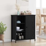 vidaXL Strani šal Črna Orehovina 70 x 30 x 80 cm Konstruiran les | Shoptok.si