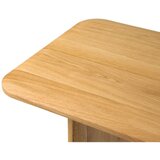 Micadoni Pomoćni stol od punog hrasta u prirodnoj boji 40x120 cm Charlotte – | shoptok.hr