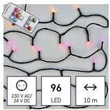  LED božična veriga, 10 m, zunanja in notranja, RGB, upravljalnik, programi, časovnik | Shoptok.si
